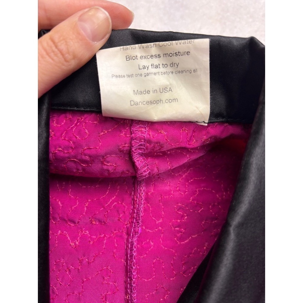Dance Sophisticates Mens Hot Pink Sequin Blazer Jacket Satin‎ Lapel USA Made 38 - Picture 8 of 12